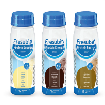 Fresubin Protein Energy 200ml in Vanilla, Chocolate and Cappuccino