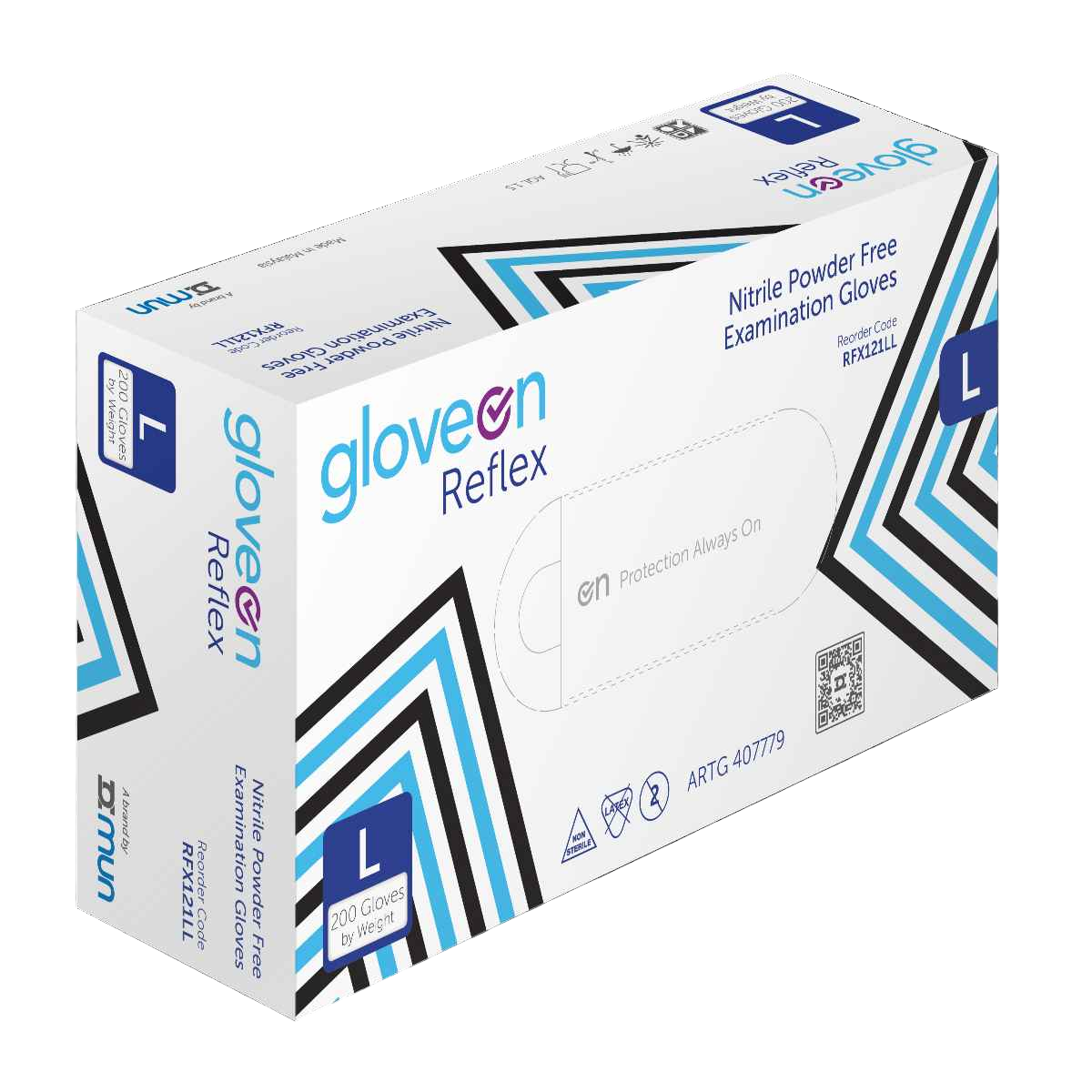 GloveOn Reflex Nitrile Examination Gloves