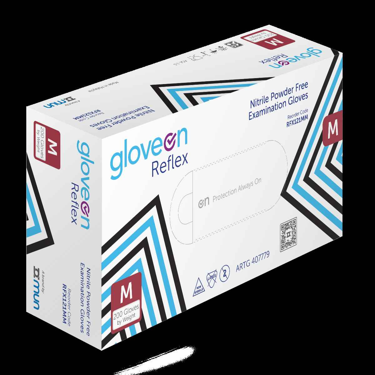 GloveOn Reflex Nitrile Examination Gloves