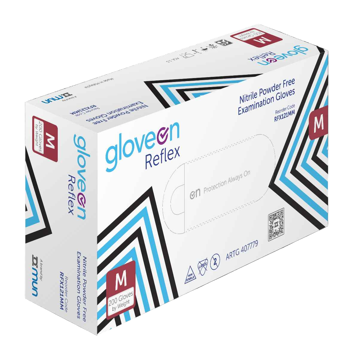 GloveOn Reflex Nitrile Examination Gloves
