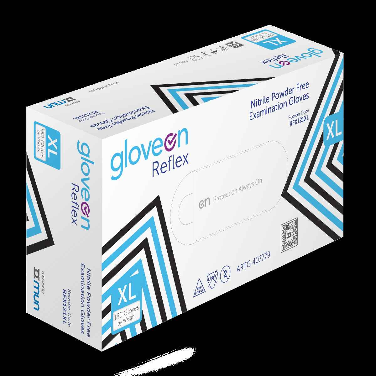 GloveOn Reflex Nitrile Examination Gloves
