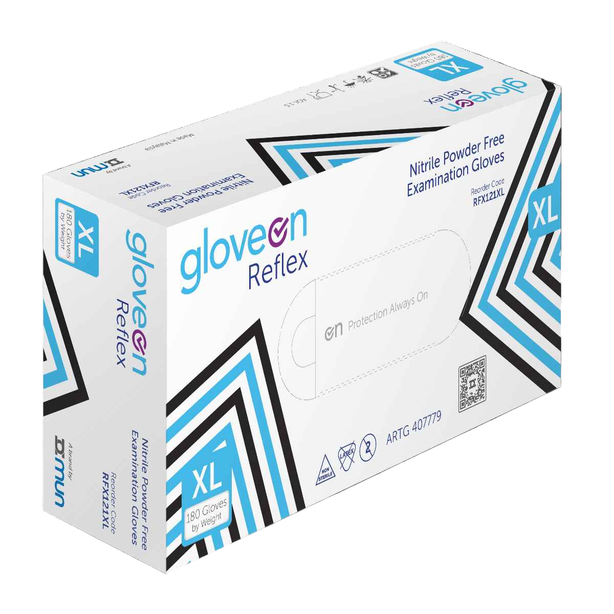 GloveOn Reflex Nitrile Examination Gloves