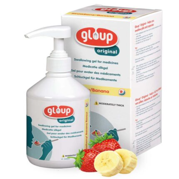 Gloup Medication Lubricant Strawberry/Banana 500ml Title Default Title