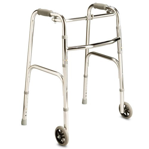 CareQuip Adult Walking Frame – Height adjustable Silver