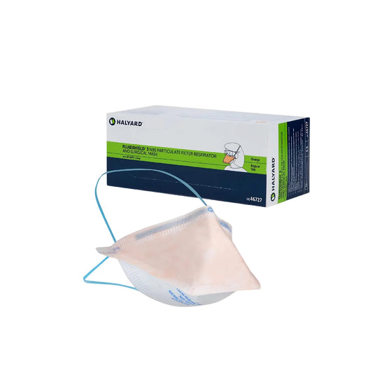 Halyard FLUIDSHIELD Level 3 N95 Surgical Respirator Mask Regular (Box of 35)