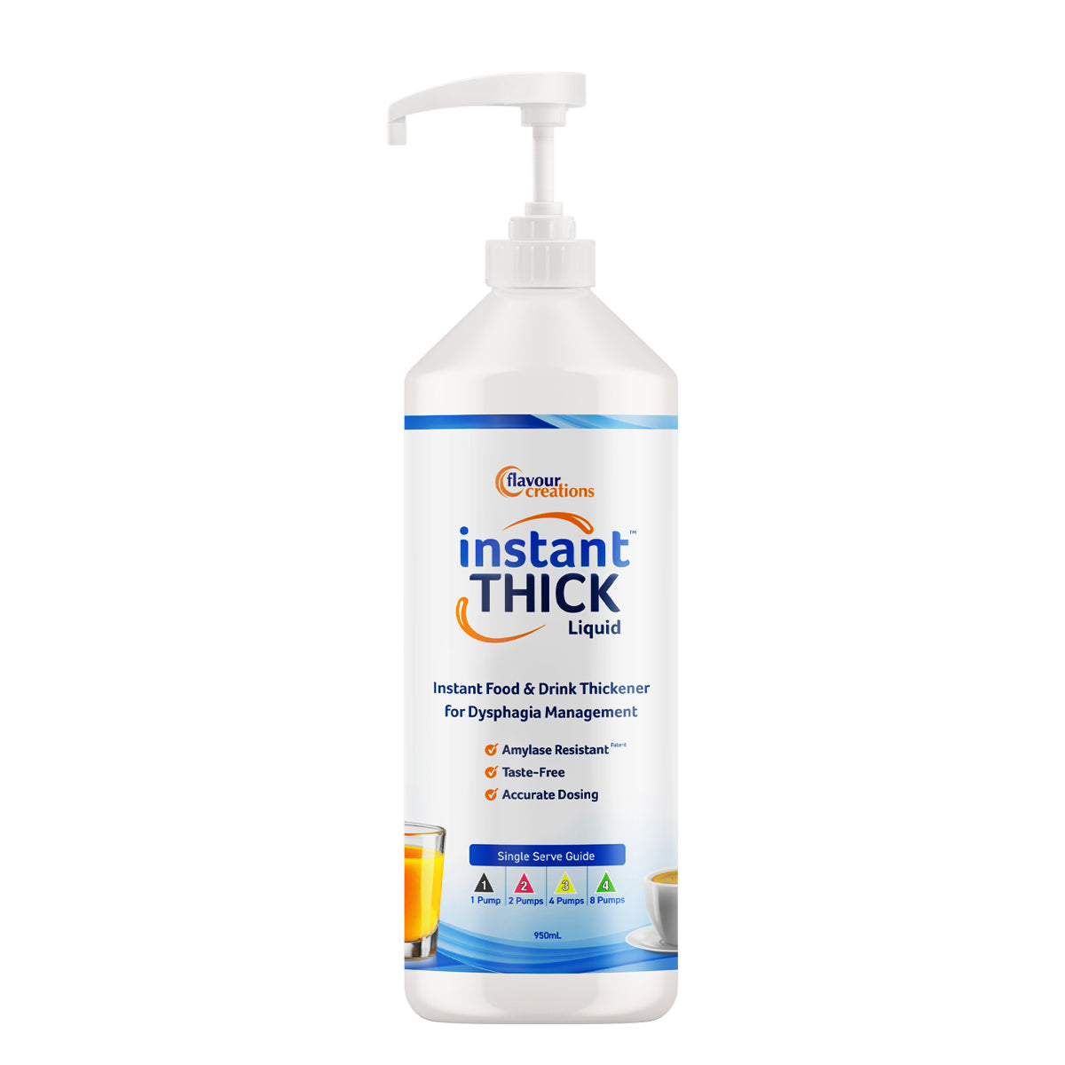 Instant Thick Liquid Thickener Size 950mL Bottle