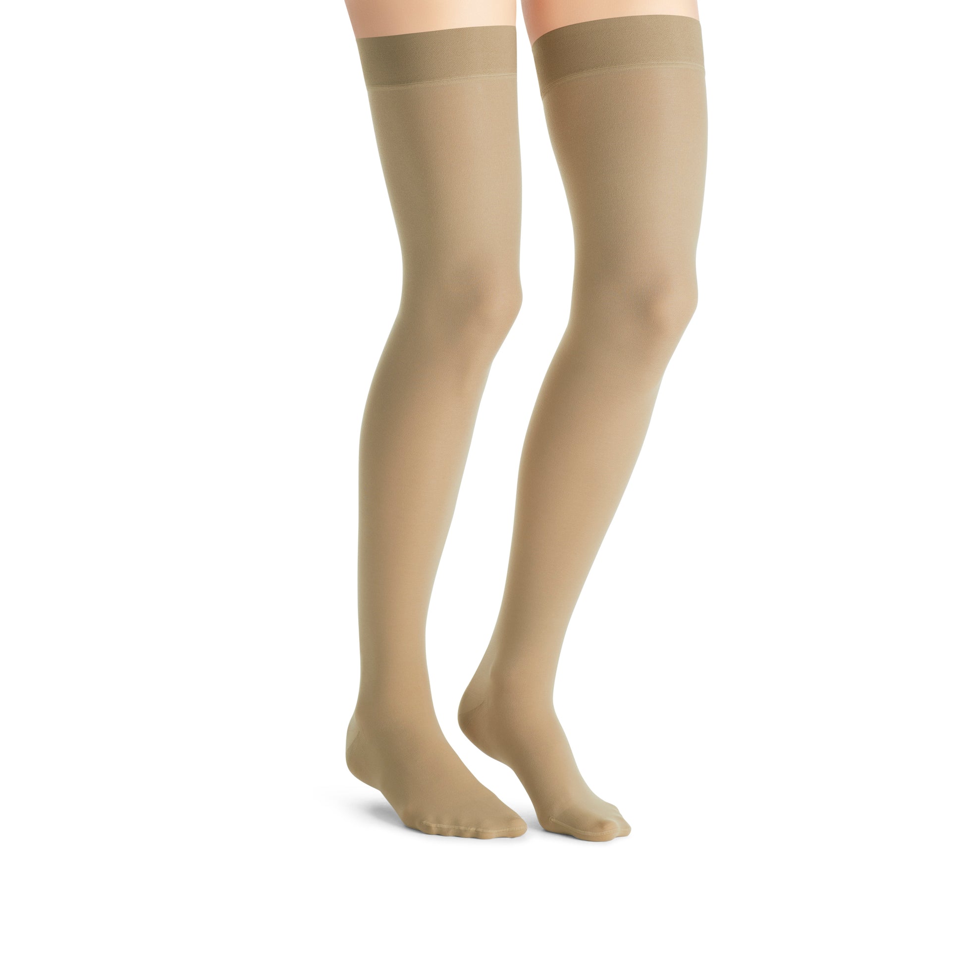 JOBST ULTRASHEER Thigh High Natural Class 1 Compression Closed Toe Size Small