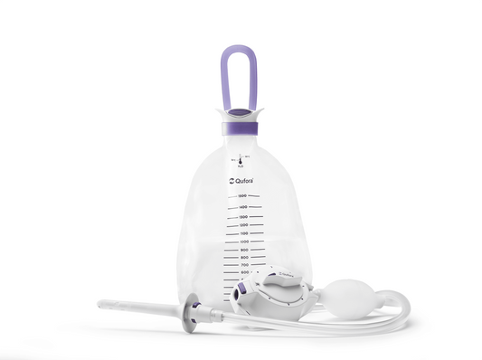 Qufora IrriSedo Klick Type Base set incl. toilet bag - 15 balloon catheters