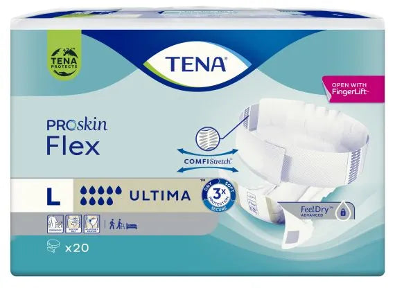 TENA ProSkin Flex Ultima  Large -4257ml, 83-120cm (20pkt)
