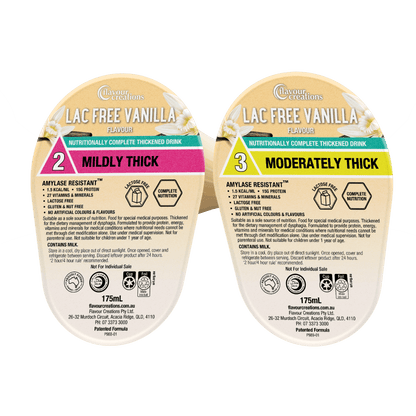 Lactose Free Nutritionally Complete Vanilla Flavoured 175ml (24) Thickness Level 2