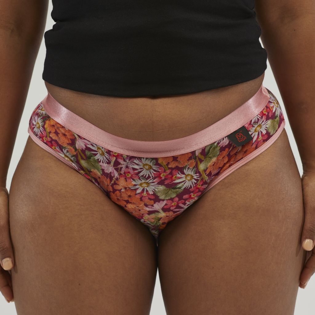 StayDry women's bikini hipster briefs in floral