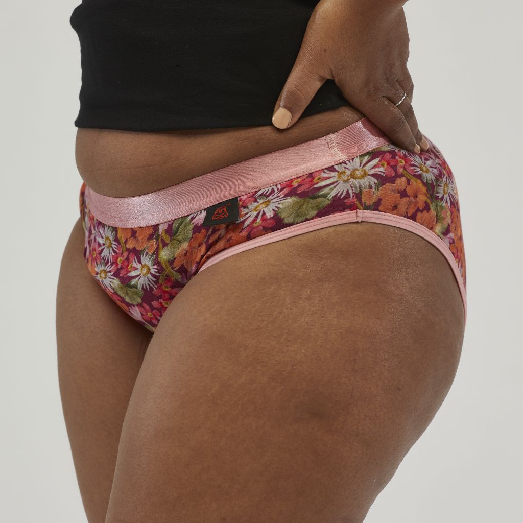 StayDry women's bikini hipster briefs in floral