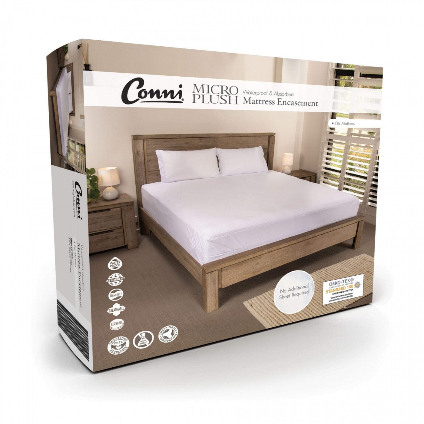 Conni Micro Plush Matttress Encasement  