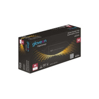 GloveOn Hammer Black Nitrile Examination Gloves Medium (Carton of 10 x 100)