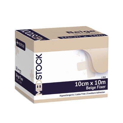 Medstock Fixer Fabric Adhesive Tape Beige