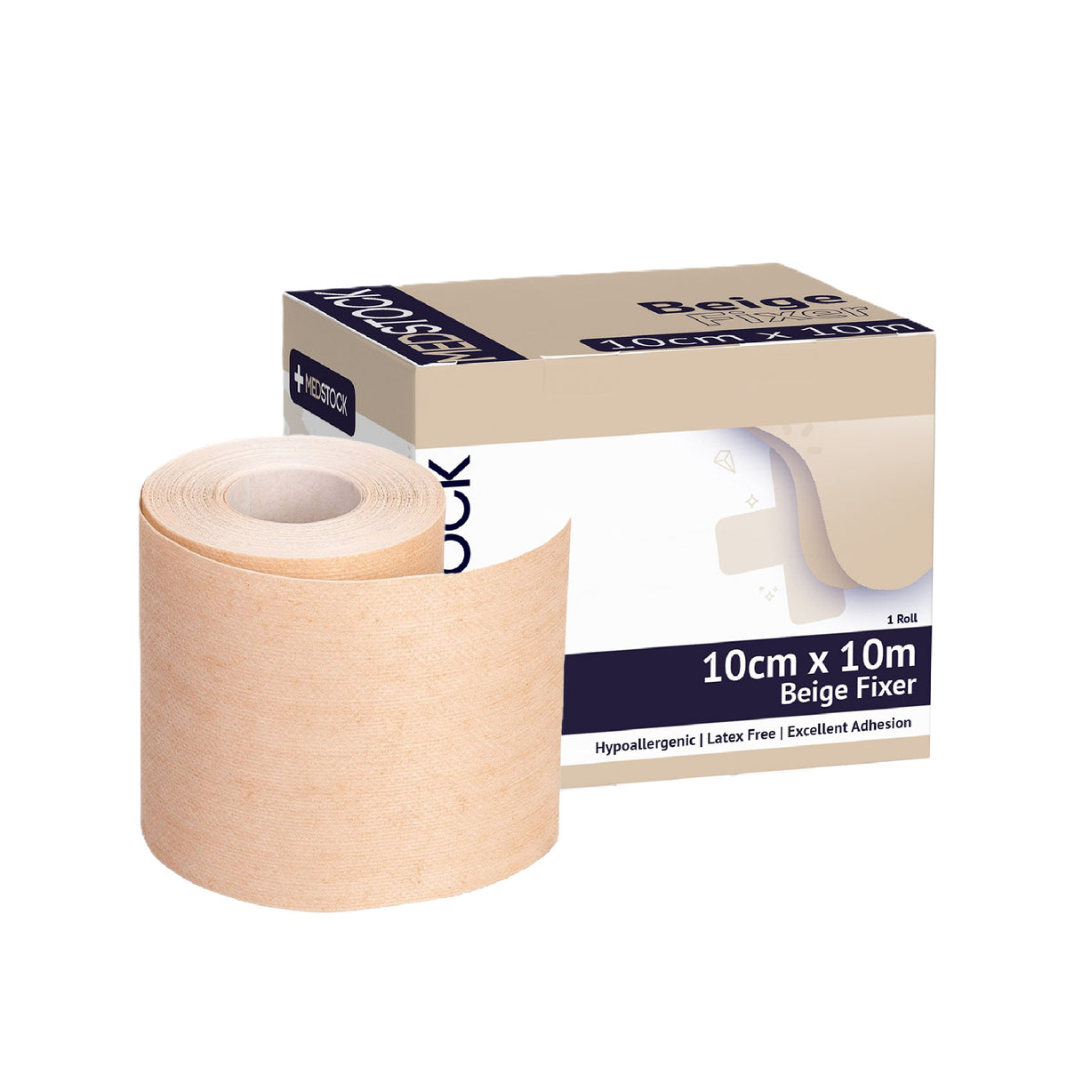 Medstock Fixer Fabric Adhesive Tape Beige
