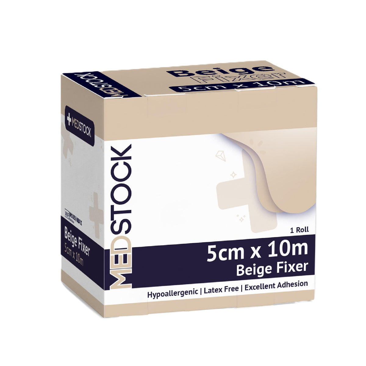 Medstock Fixer Fabric Adhesive Tape Beige