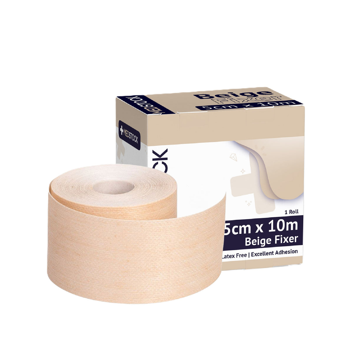 Medstock Fixer Fabric Adhesive Tape Beige