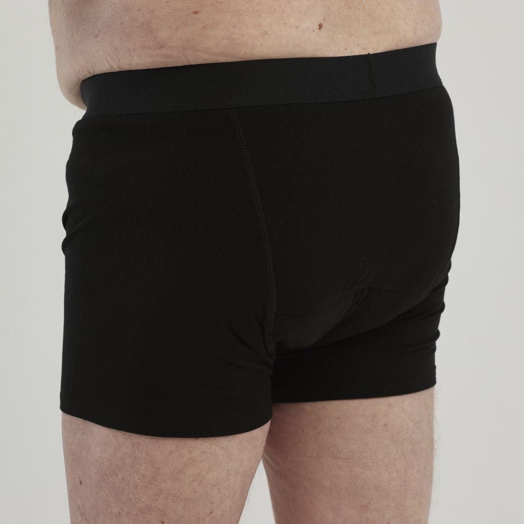 Mens Trunk Black back 