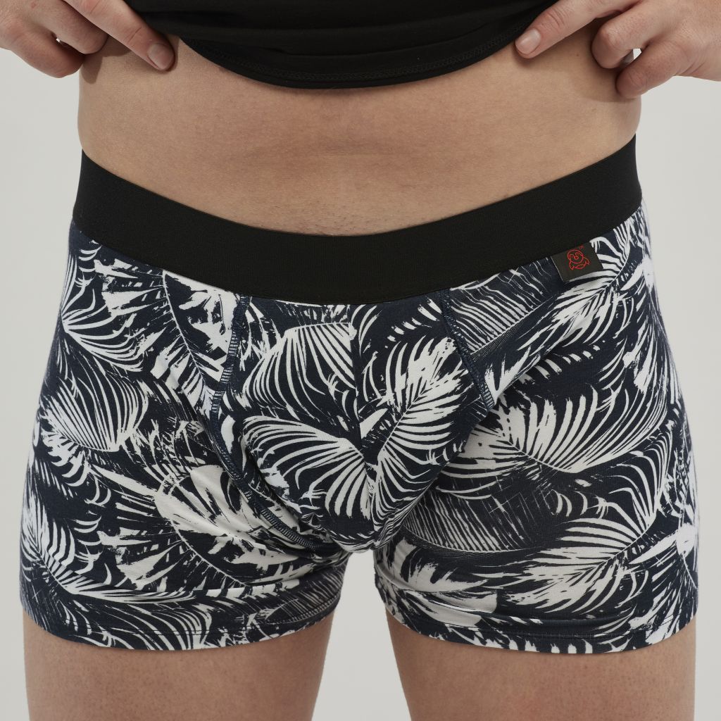 Mens Trunk Tropics print front