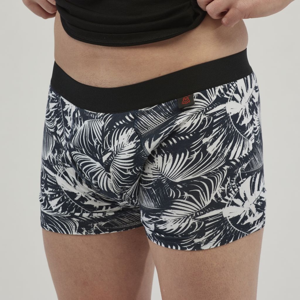 Mens Trunk Tropics print side