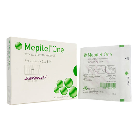 Mepitel Silicone Dressing Sizes 7.5 x 5cm - Box/10