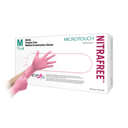 Micro-Touch Nitrafree Glove - Pink (Box of 100)