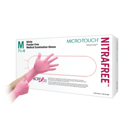 Micro-Touch Nitrafree Glove - Pink (Box of 100)