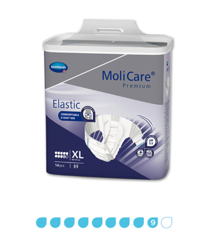 MoliCare Premium Elastic 9 Drop  X-Large - 3941ml140 - 175cm (14pkt)