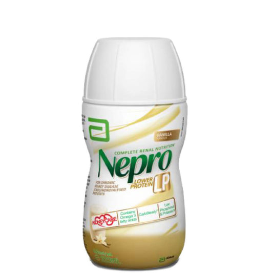 Nepro LP 220ml Vanilla - Lower Protein Renal Nutrition for Non-Dialysis CKD Support