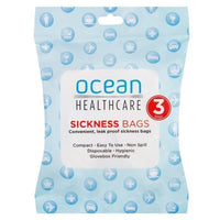 Ocean Sickness Bags - Pack of 3 Bags