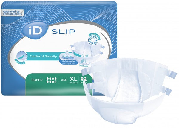 iD Slip Super  Medium - 3600ml, 80-125cm (28pkt)