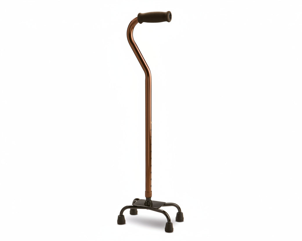 Quad Low base Bronze Cane 