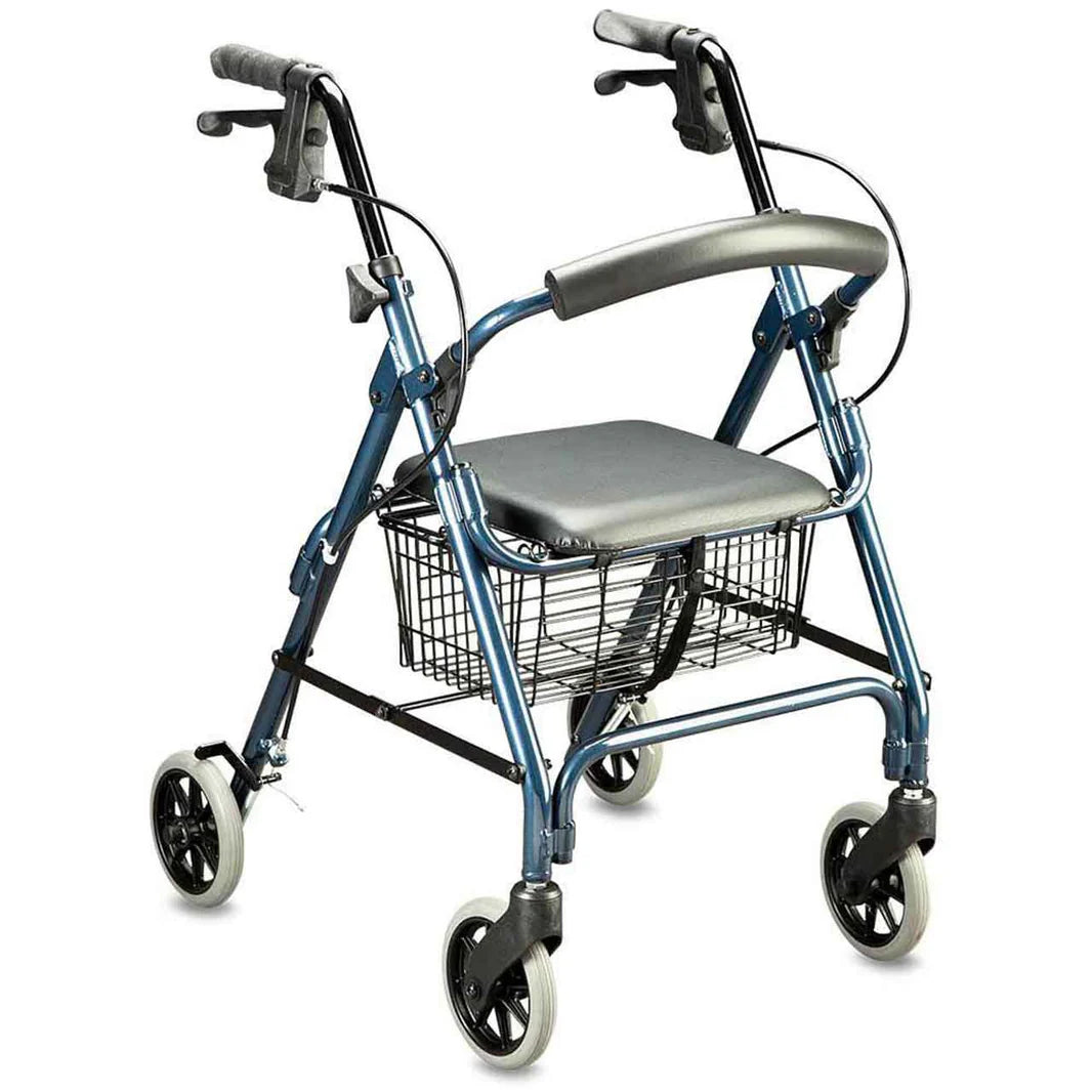 Rover Seat Walker Rollator Laser Blue