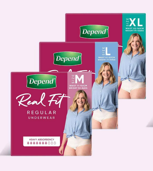 Depend® Real Fit® Regular Underwear for Women