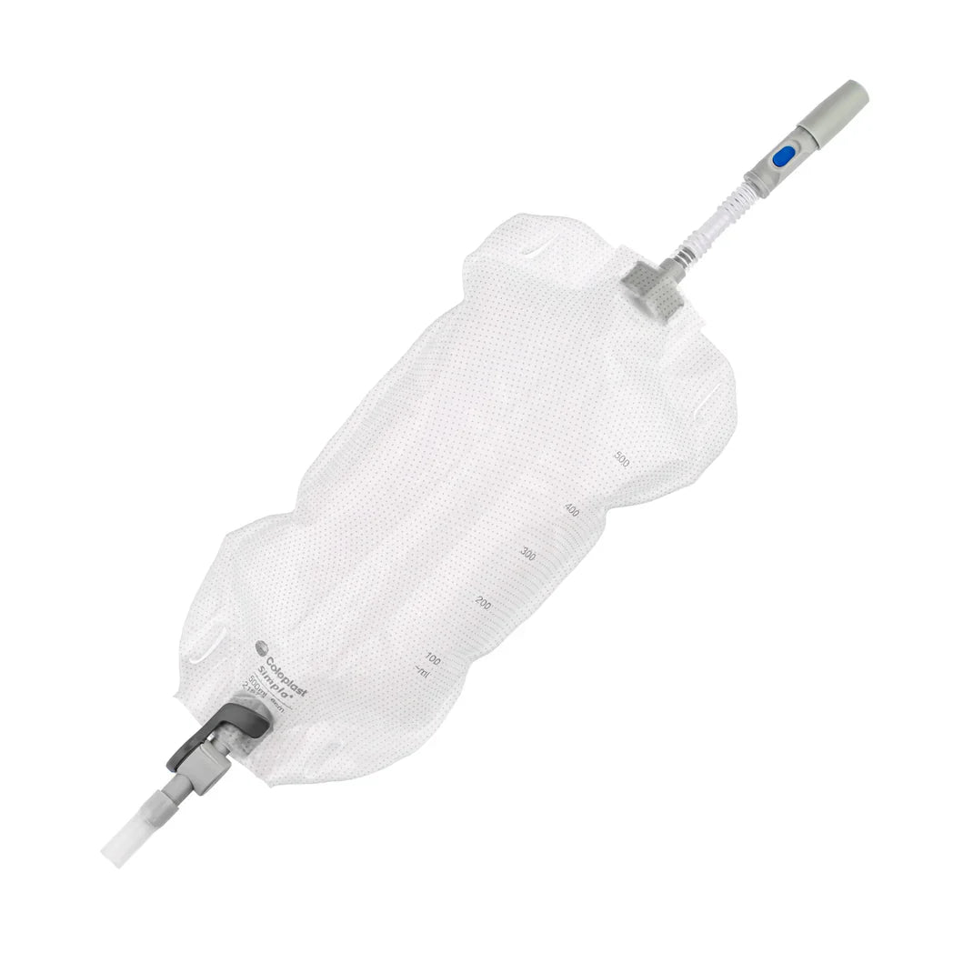 Simpla® Profile Leg Bag (Sterile) with Strap  6cm/ 750ml - Pack of 10