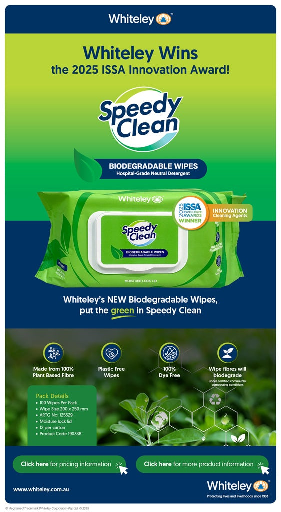 Speedy Clean Biodegradable Wipes