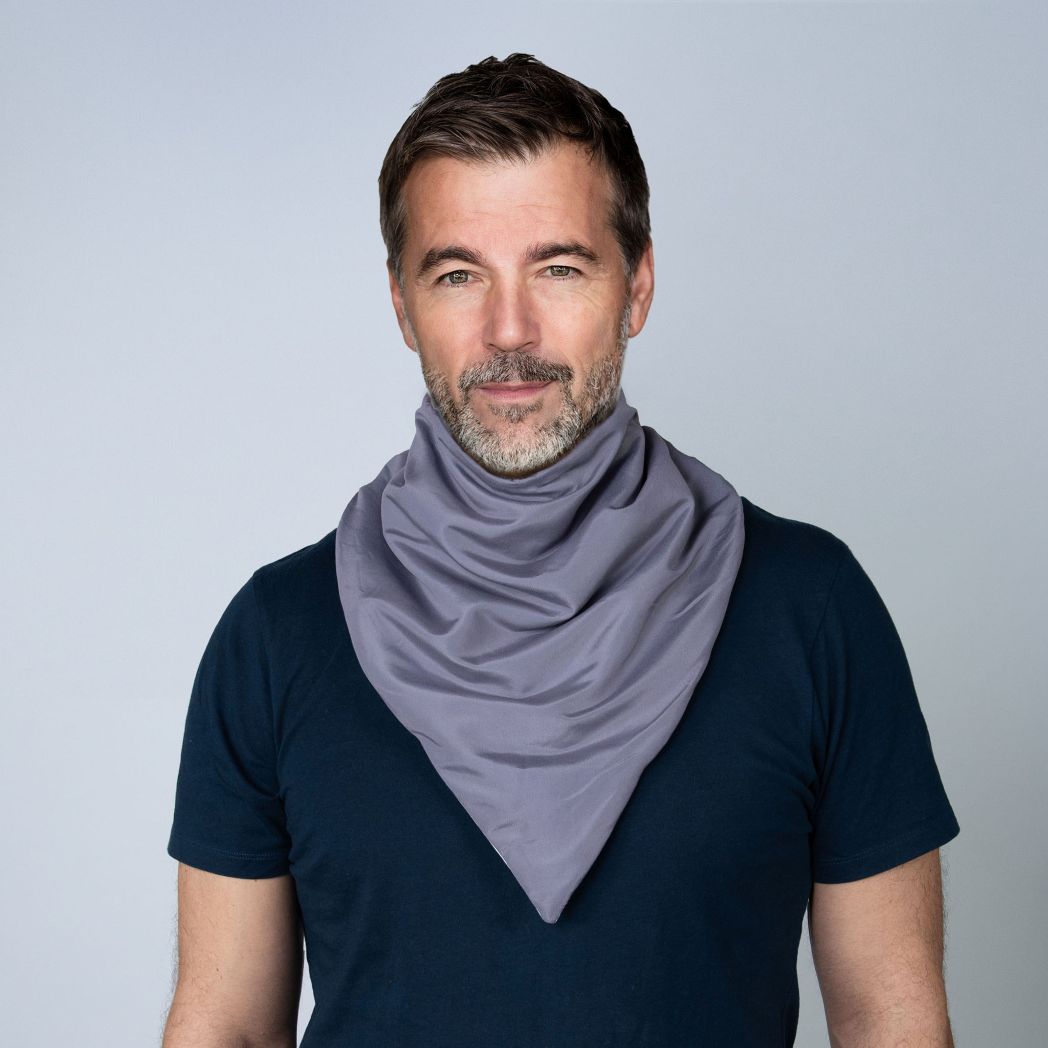 Staydry Bandana Grey on Model