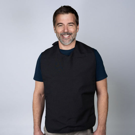 Staydry Clothing Protector Black on Model