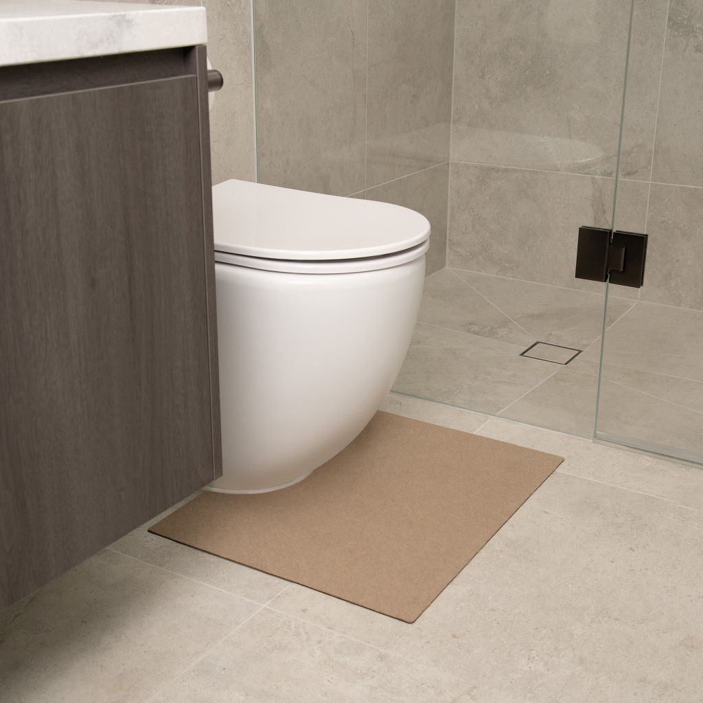 Staydry Low Profile Toilet Mat Beige