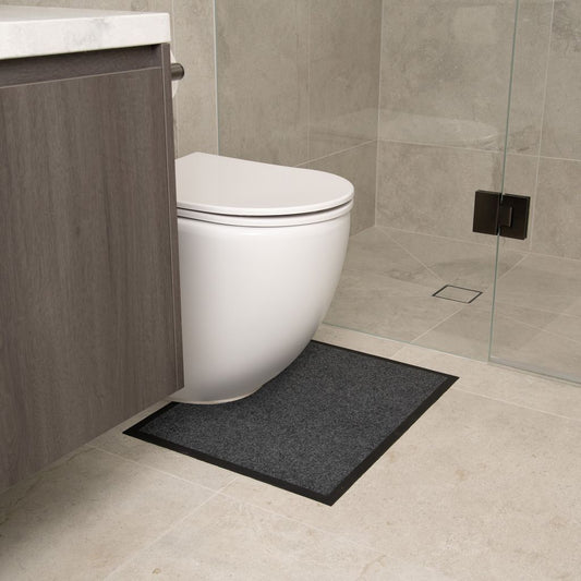 Staydry Low Profile Toilet Mat Charcoal