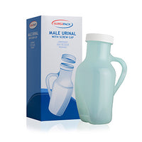 SurgiPack Male Urinal with Screw Cap - 1L