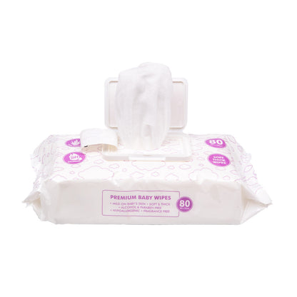 Premium Baby & Personal Hygiene Wipes Size 20 x 22 cm