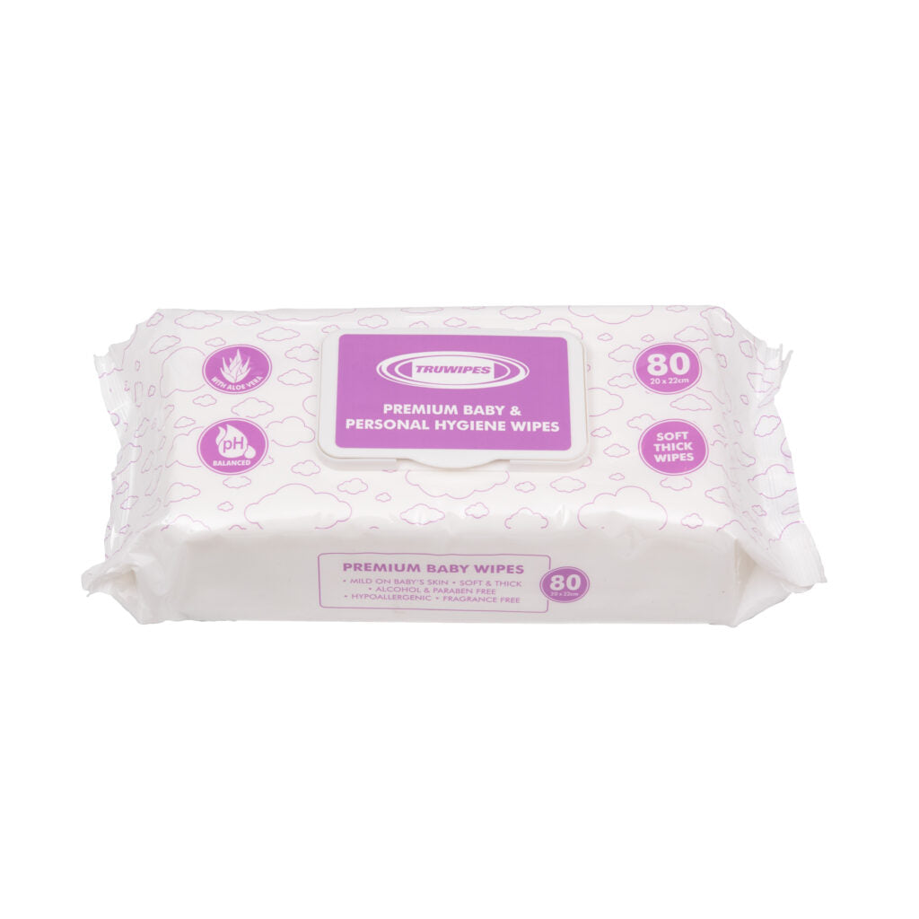 Premium Baby & Personal Hygiene Wipes  20 x 22 cm