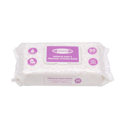 Premium Baby & Personal Hygiene Wipes  20 x 22 cm
