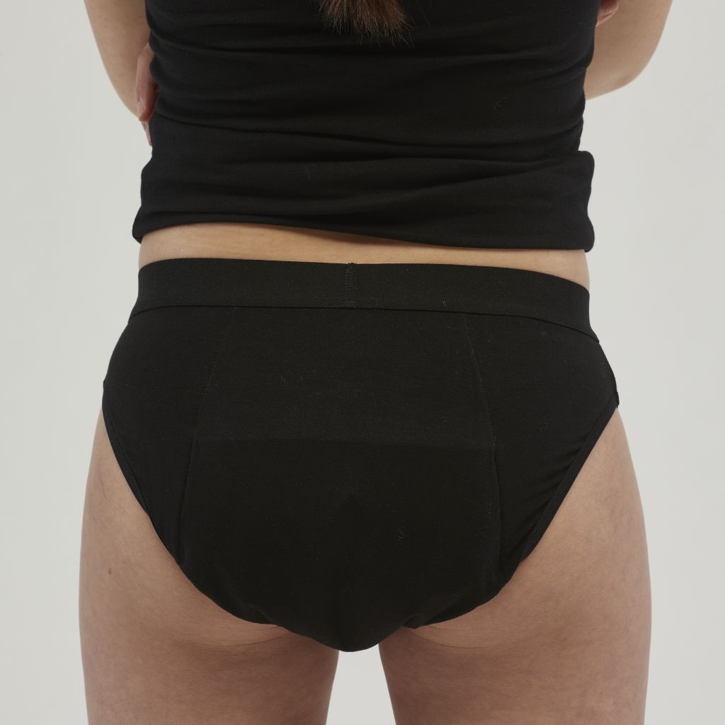 Teen Girl Undies Black Back