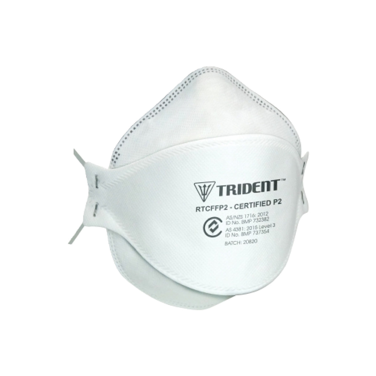 Trident P2 Level 3 Surgical Respirator Mask Regular with Head Strap (Box of 20)