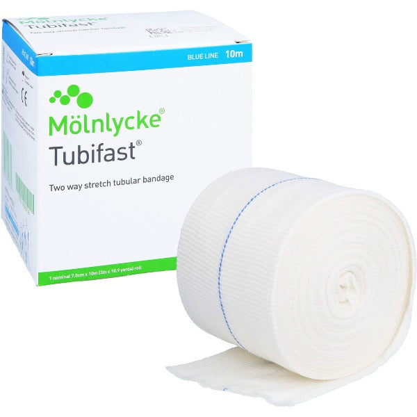 Tubifast 2-Way Stretch Bandage Roll Size Red: Small Limbs - 3.5cm x 10m