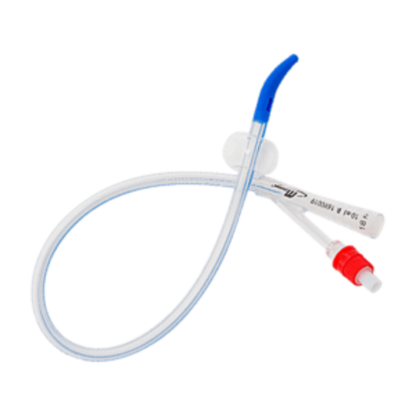 Bardex™ 2-Way Silicone Foley Catheter 5cc, 43cm - Latex-Free Size CH/FR14 (Diameter:4.7mm)
