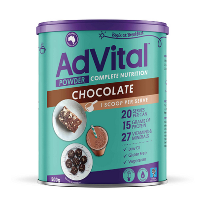 AdVital Nutritionally Complete Powder 500g  Chocolate